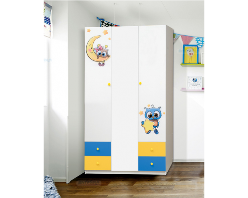 Шкаф 3-х дверный ''Совята''